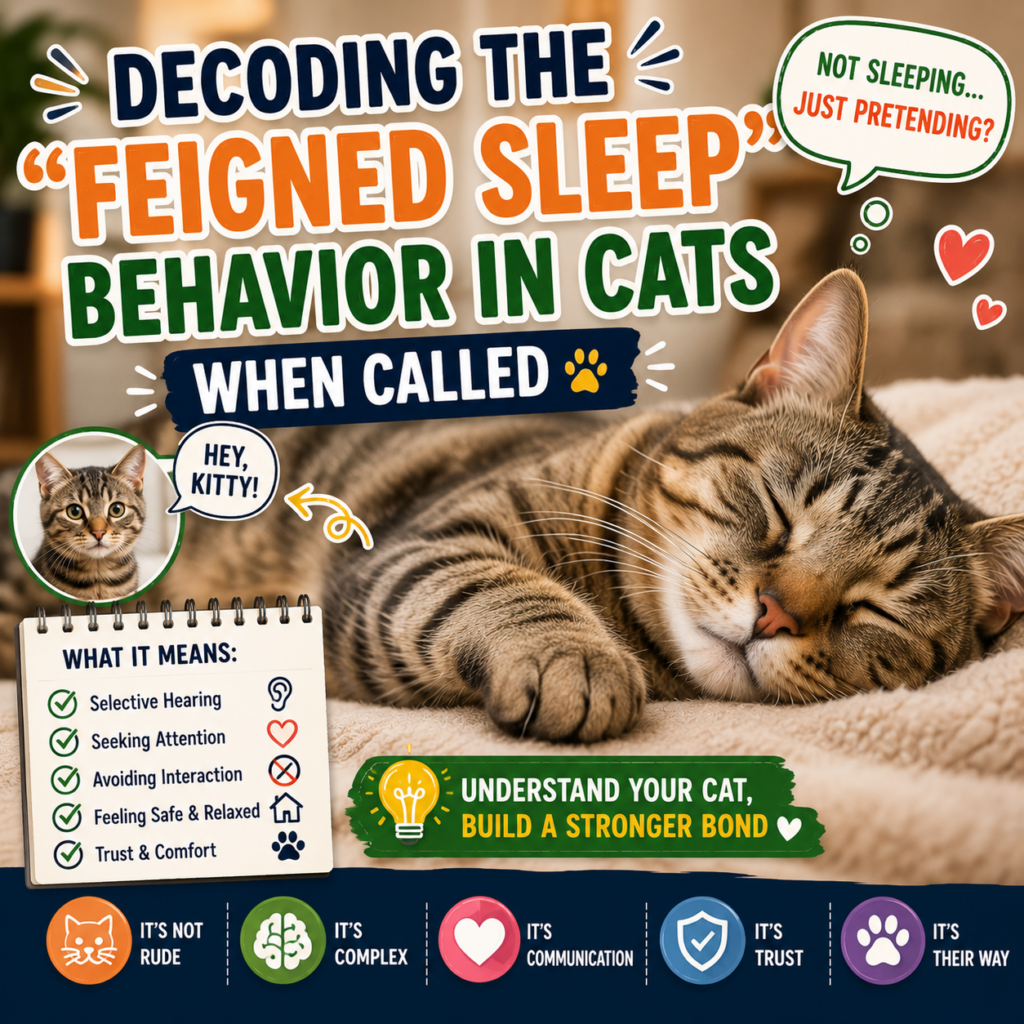 Decoding the "Feigned Sleep" Behavior in Cats When Called