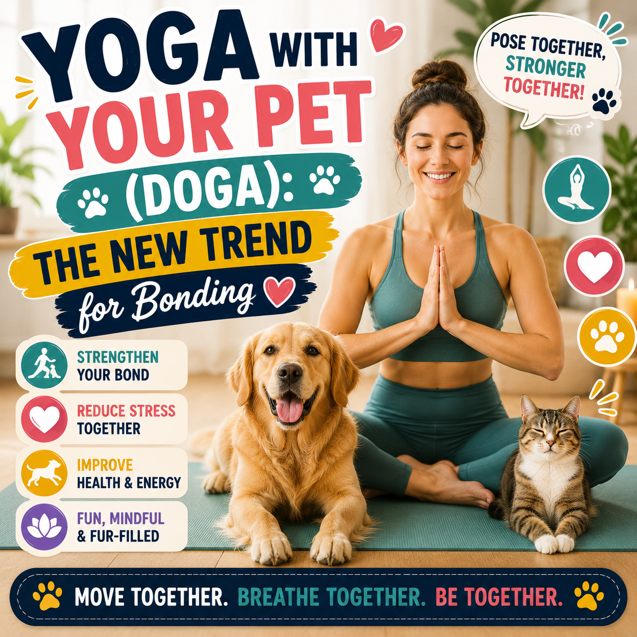 Yoga with Your Pet (Doga): The New Trend for Bonding