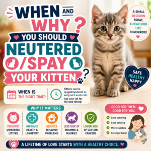 When and Why You Should Spay or Neuter Your Kitten