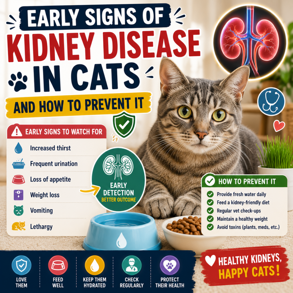 Early Signs of Kidney Disease in Cats and How to Prevent It