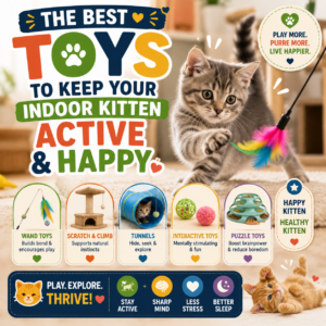The Best Toys to Keep Your Indoor Kitten Active and Happy