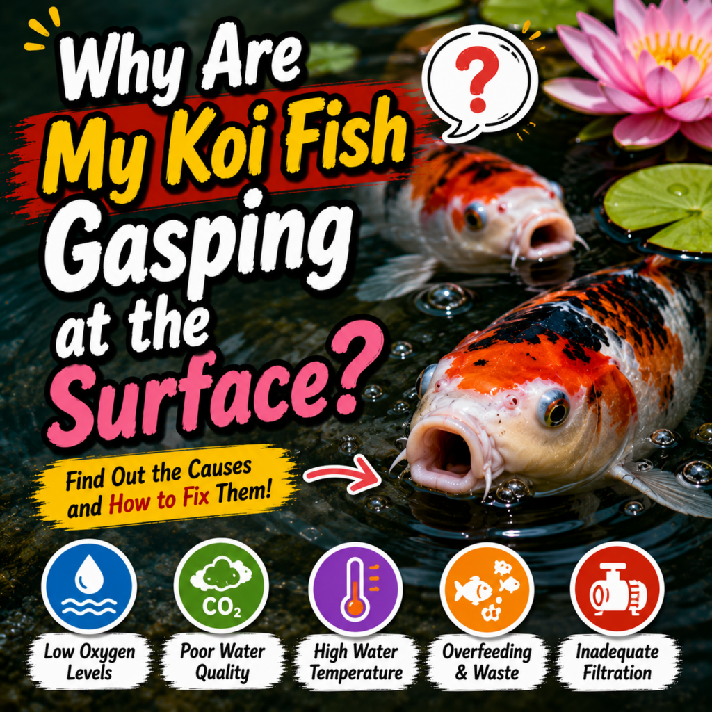 Why Are My Koi Fish Gasping at the Surface? 5 Urgent Reasons