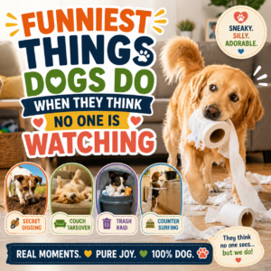 Funniest Things Dogs Do When They Think No One Is Watching