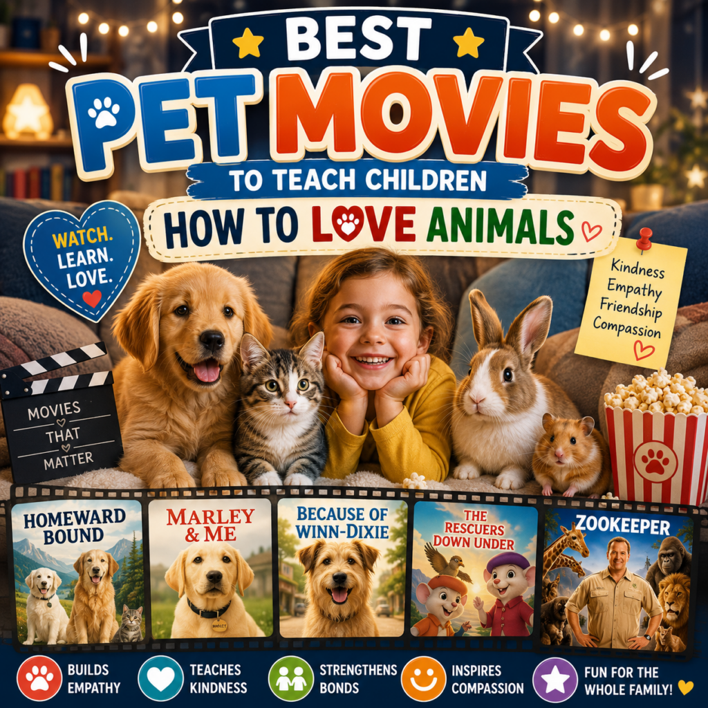 Best Pet Movies to Teach Children How to Love Animals