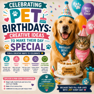 Celebrating Pet Birthdays: Creative Ideas to Make Their Day Special