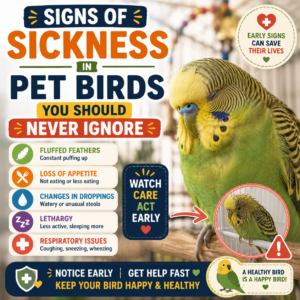 Signs of Sickness in Pet Birds You Should Never Ignore