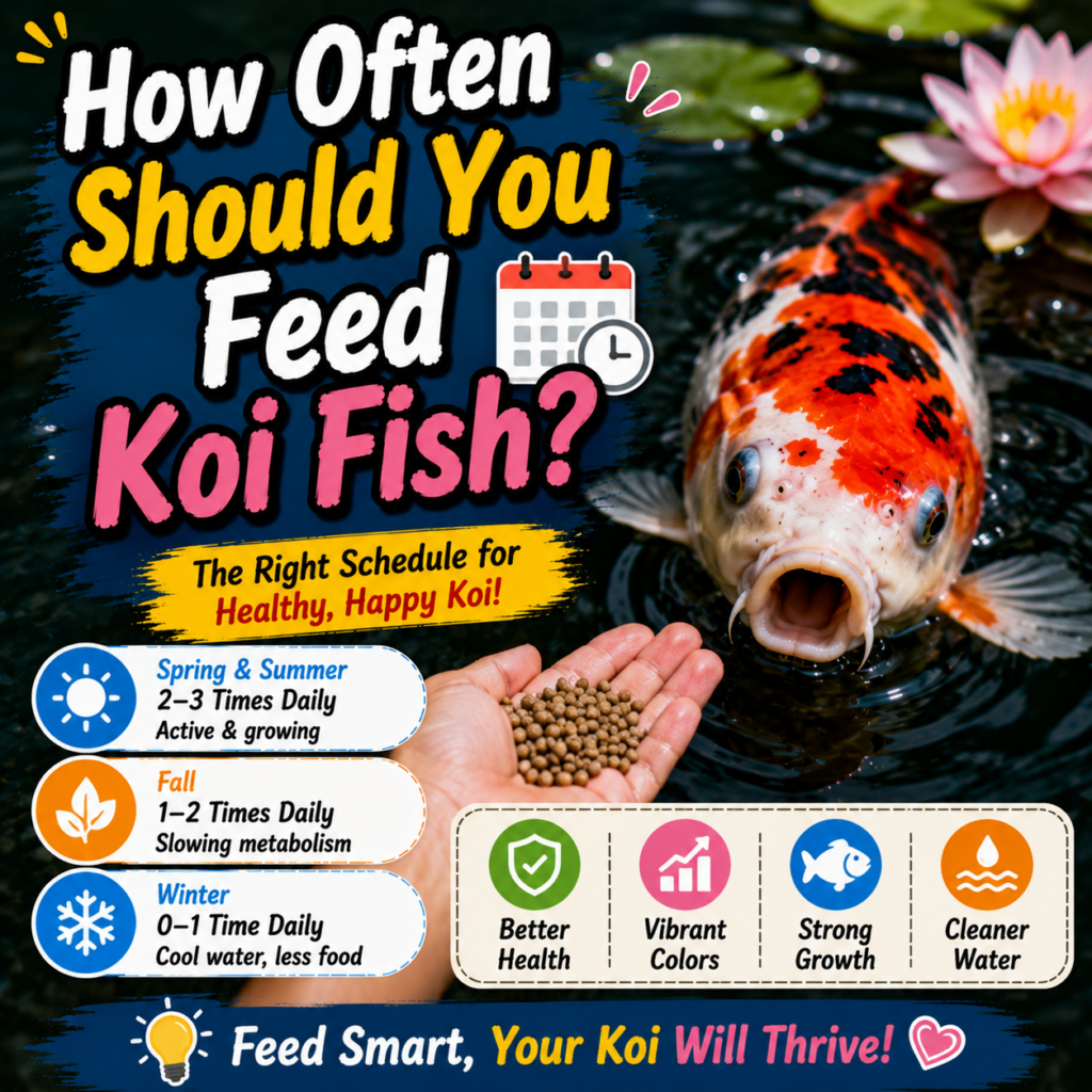 How Often Should You Feed Koi Fish? The Seasonal Feeding Guide