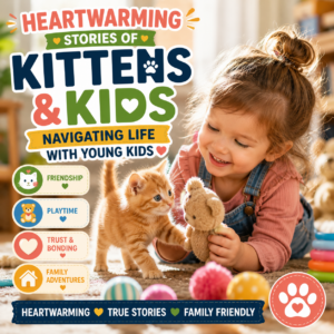 Heartwarming Stories of Kittens Navigating Life with Young Kids
