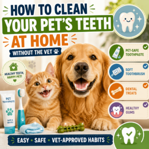 How to Clean Your Pet’s Teeth at Home Without the Vet