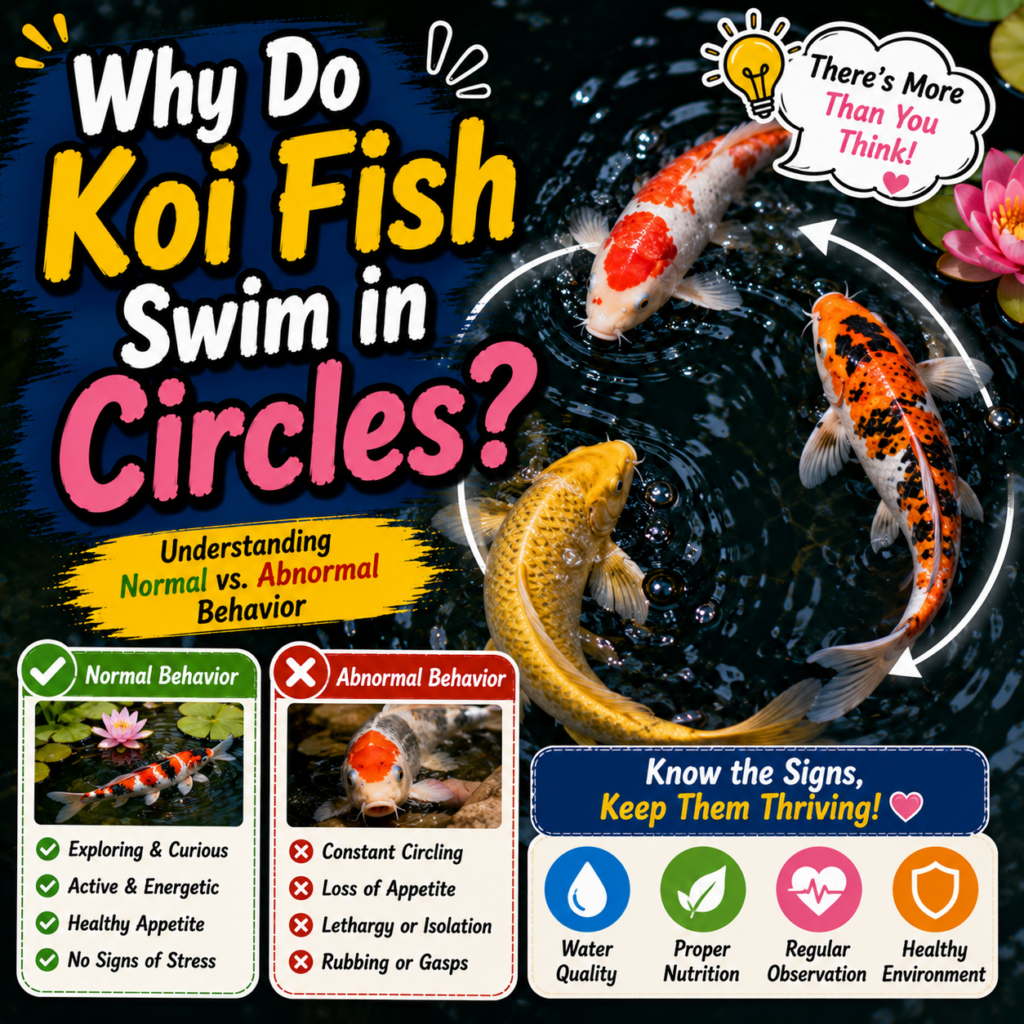 Why Do Koi Fish Swim in Circles? Understanding Normal vs. Abnormal Behavior