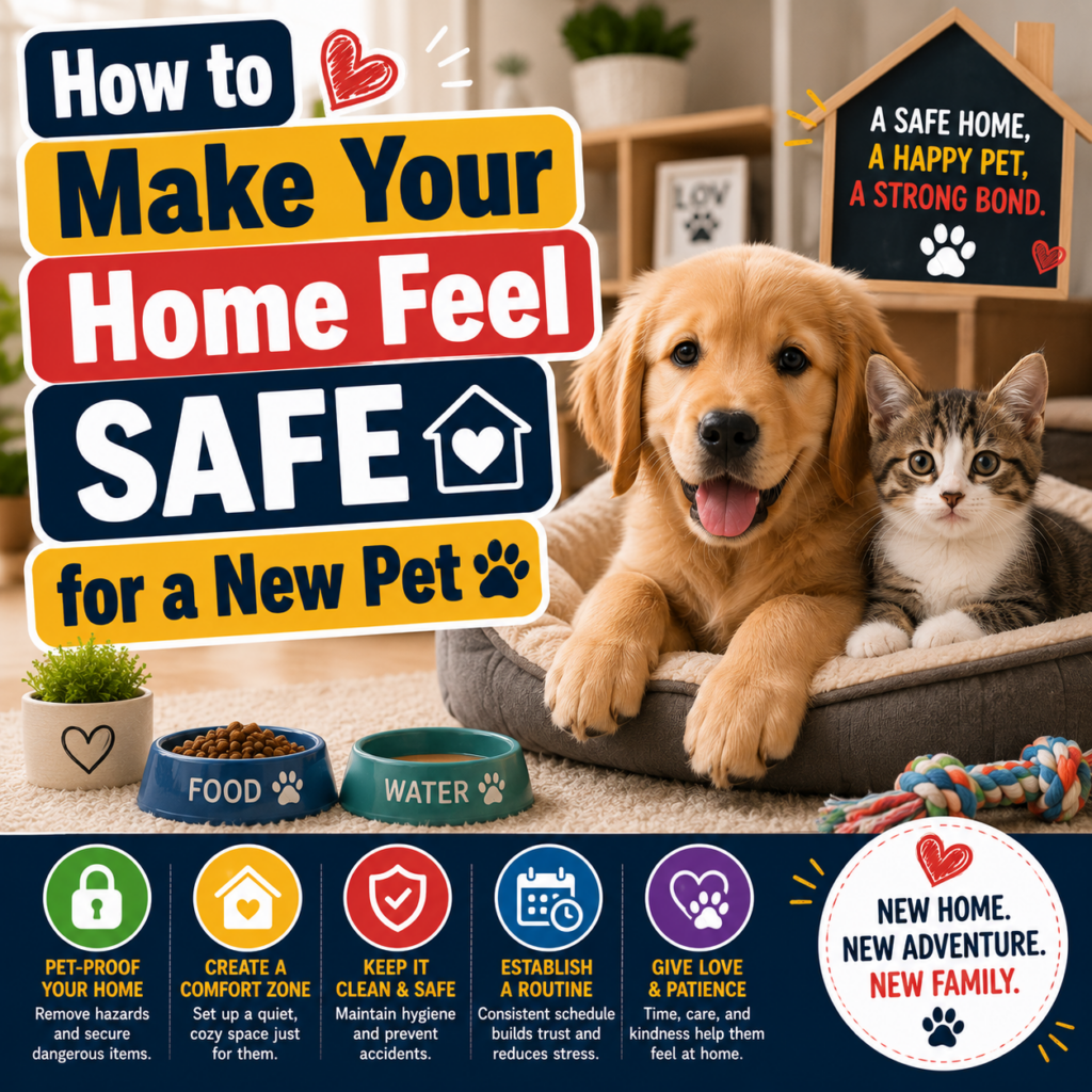 How to Make Your Home Feel Safe for a New Pet: The Ultimate Welcoming Guide