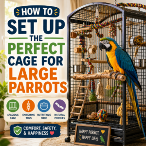 How to Set Up the Perfect Cage for Large Parrots