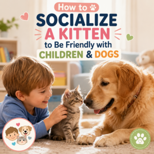 How to Socialize a Kitten to Be Friendly with Children and Dogs