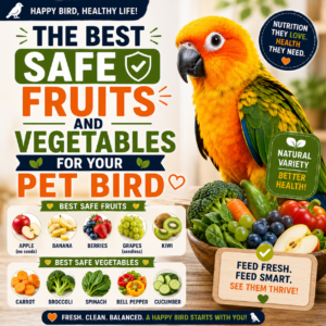 The Best Safe Fruits and Vegetables for Your Pet Bird