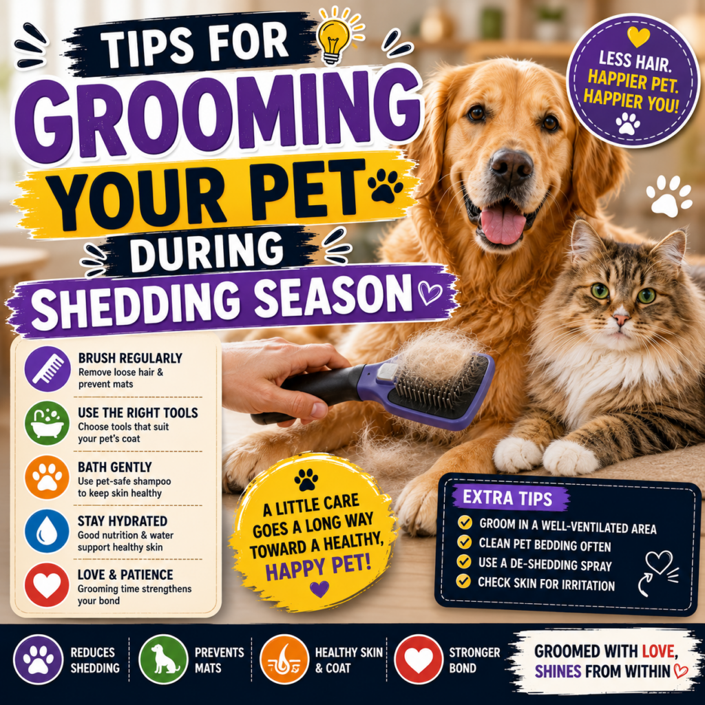 Tips for Grooming Your Pet During Shedding Season: Keep Your Home Fur-Free
