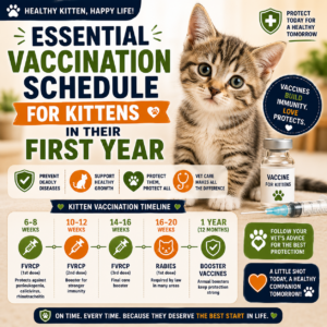 Essential Vaccination Schedule for Kittens in Their First Year