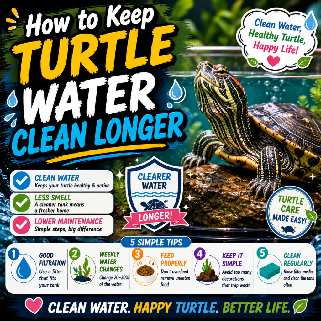 How to Keep Turtle Water Clean Longer: 6 Game-Changing Tips