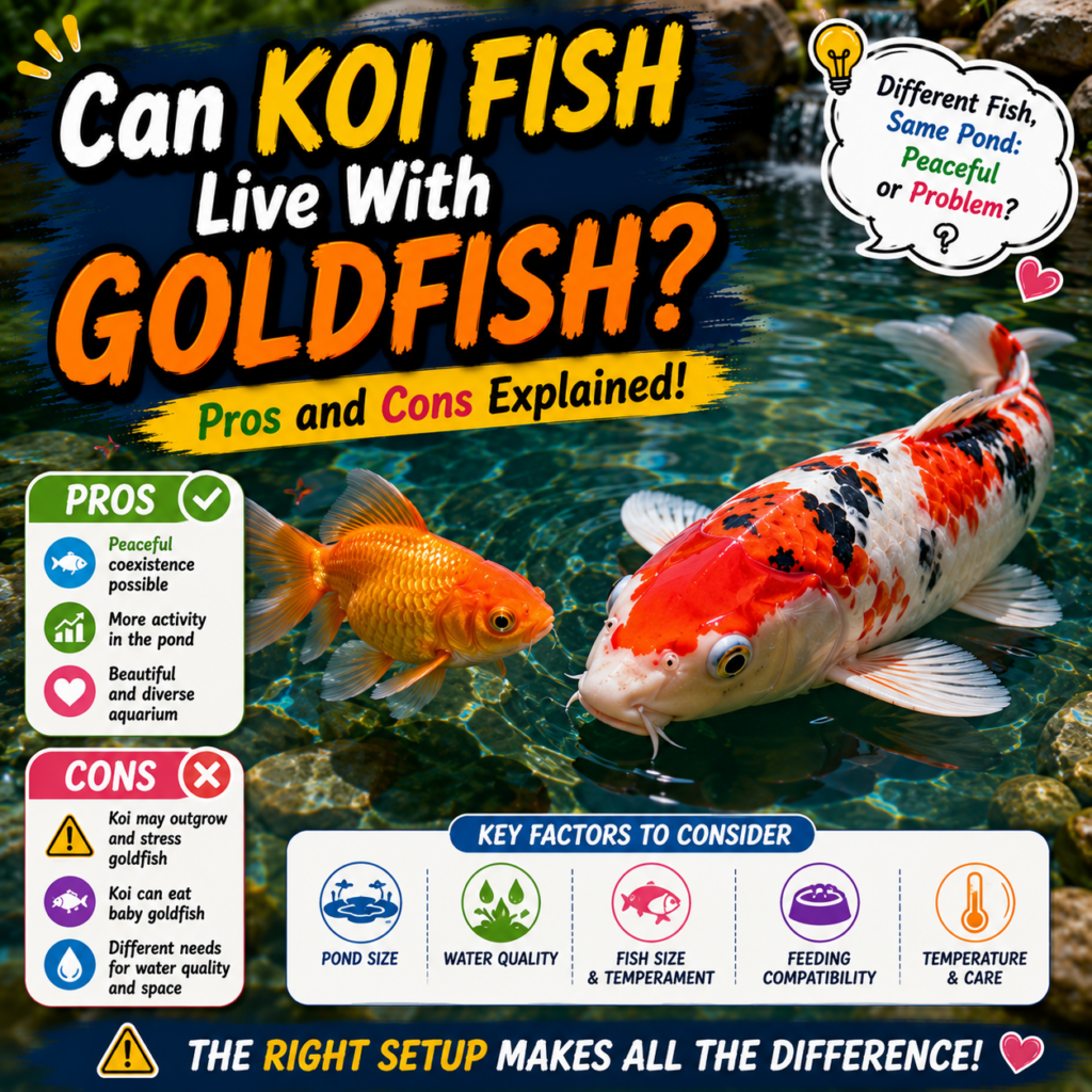 Can Koi Fish Live With Goldfish? Pros and Cons Explained