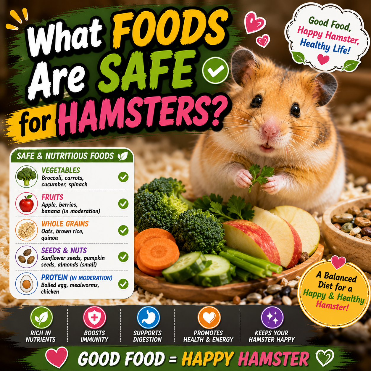 What Foods Are Safe for Hamsters? The Ultimate Nutritional Guide