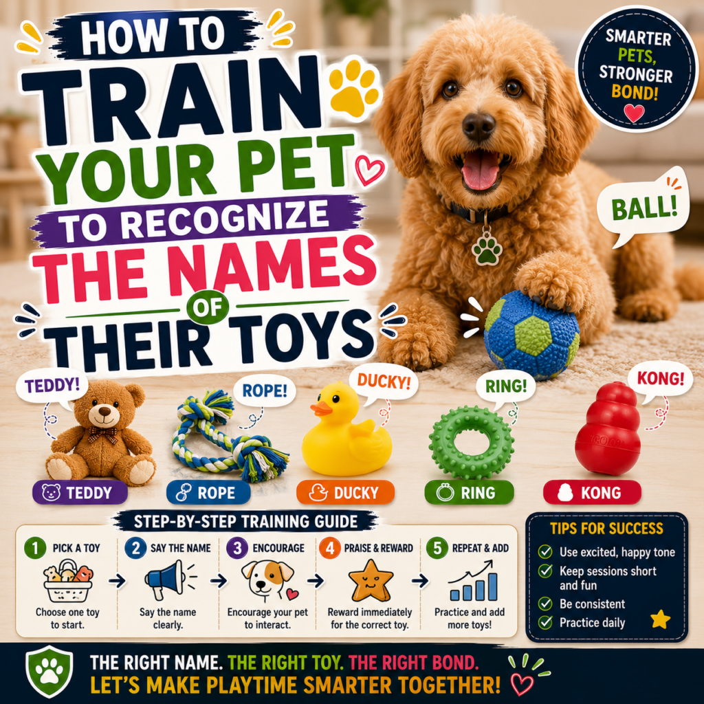 How to Train Your Pet to Recognize the Names of Their Toys