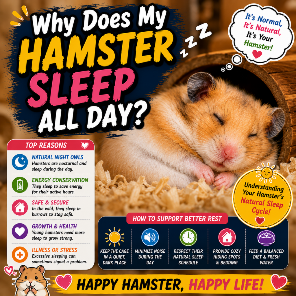 Why Does My Hamster Sleep All Day? Normal Nocturnal Habits vs. Hidden Health Flags