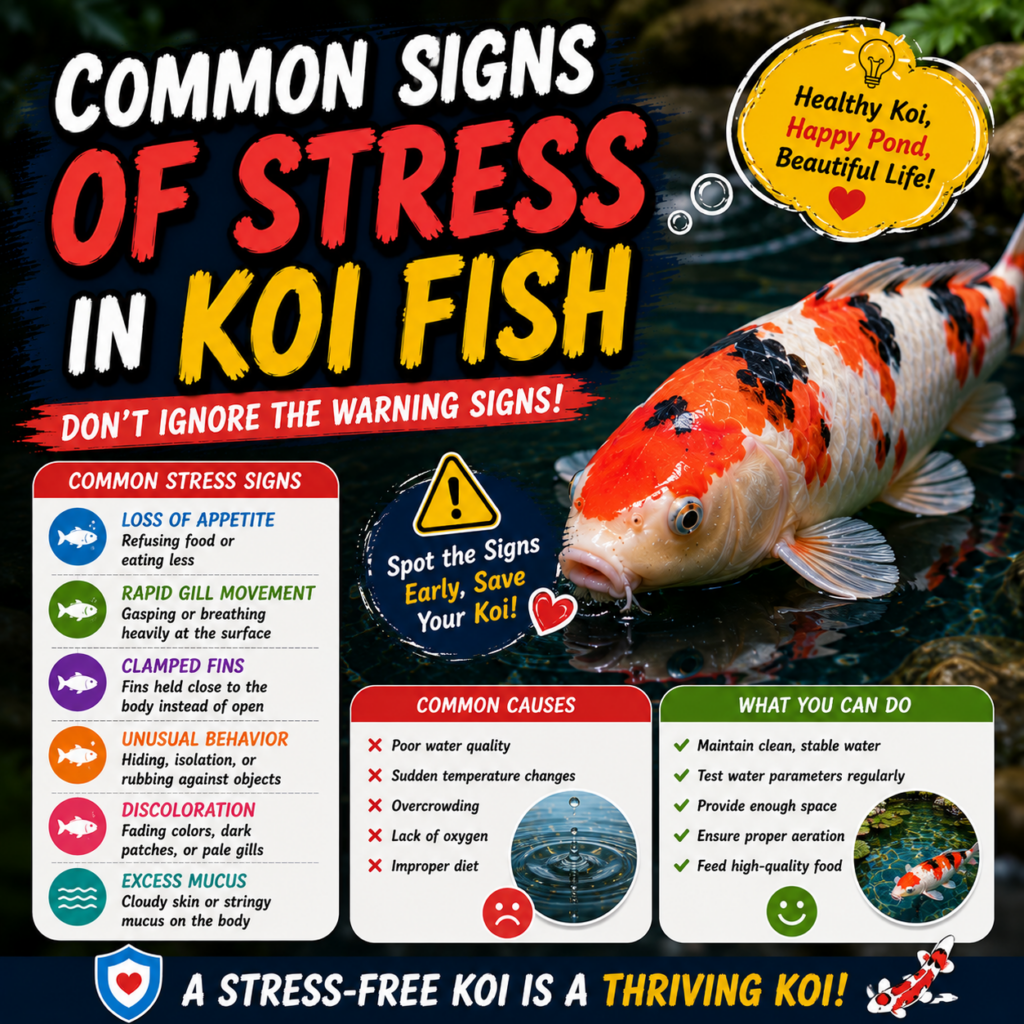 Common Signs of Stress in Koi Fish: The Early Warning Guide