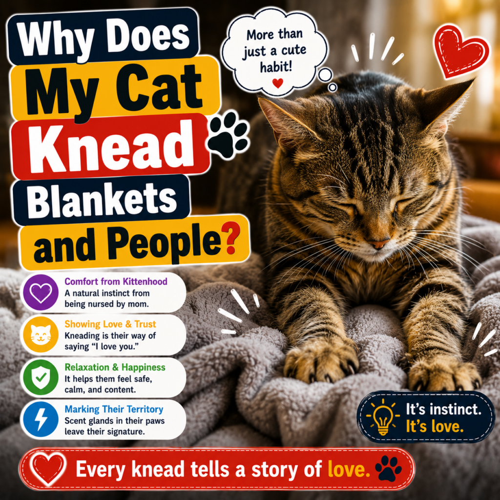Why Does My Cat Knead Blankets and People? The Science of Making Biscuits