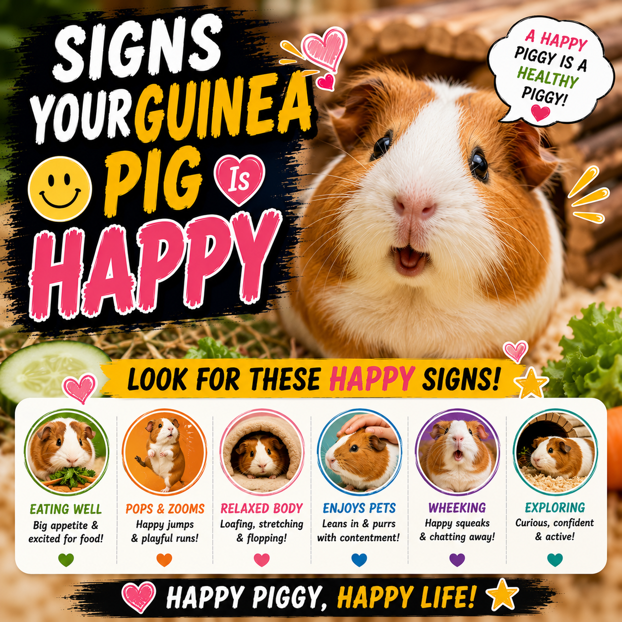 Signs Your Guinea Pig Is Happy: 5 Clear Behavioral Indicators