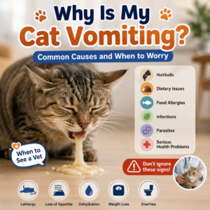 Why Is My Cat Vomiting? Common Causes and When to Worry