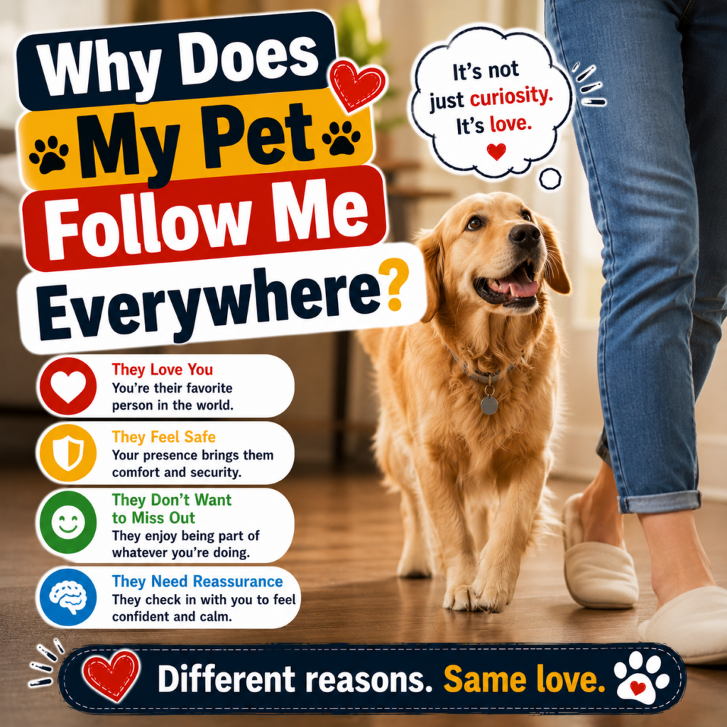 Why Does My Pet Follow Me Everywhere? The Science of Your Furbaby’s "Shadow" Behavior