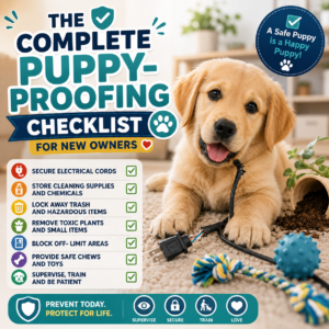 The Complete Puppy-Proofing Checklist for New Owners