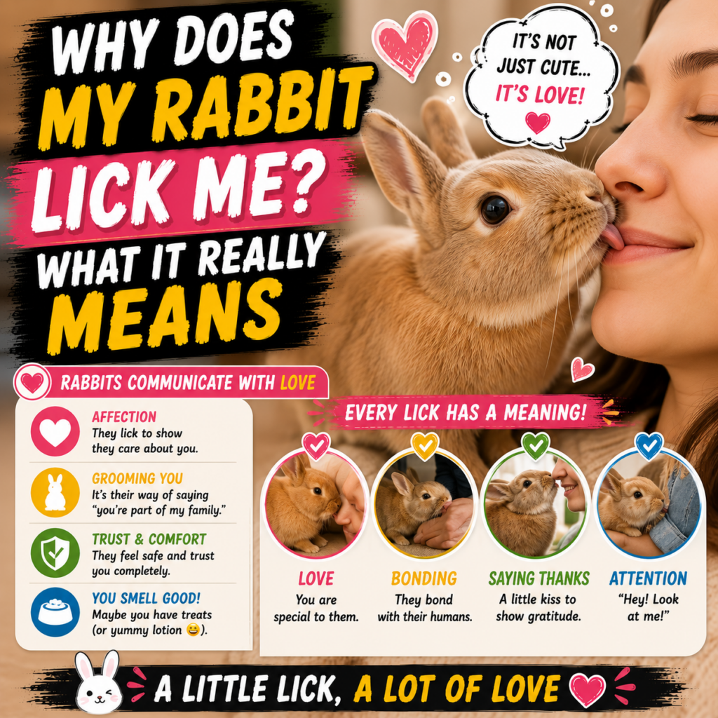Why Does My Rabbit Lick Me? What It Really Means