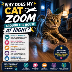 Why Does My Cat Zoom Around the House at Night?