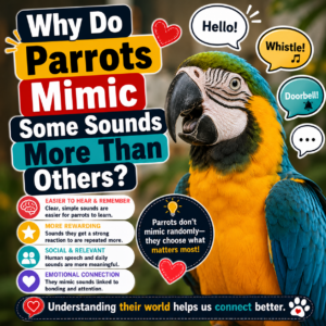 Why Do Parrots Mimic Some Sounds More Than Others? The Science of Avian Audio Choice