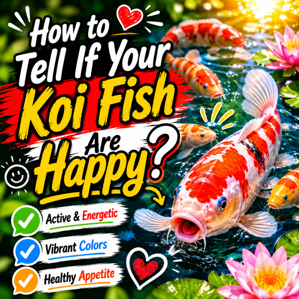 How to Tell If Your Koi Fish Are Happy: 5 Clear Signs of a Thriving Pond