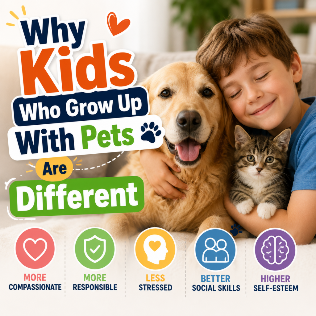 Why Kids Who Grow Up With Pets Are Different: The Power of the Childhood Pawprint
