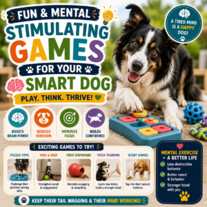 Fun and Mentally Stimulating Games for Your Smart Dog