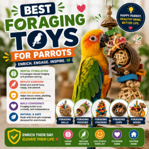 Best Foraging Toys for Parrots