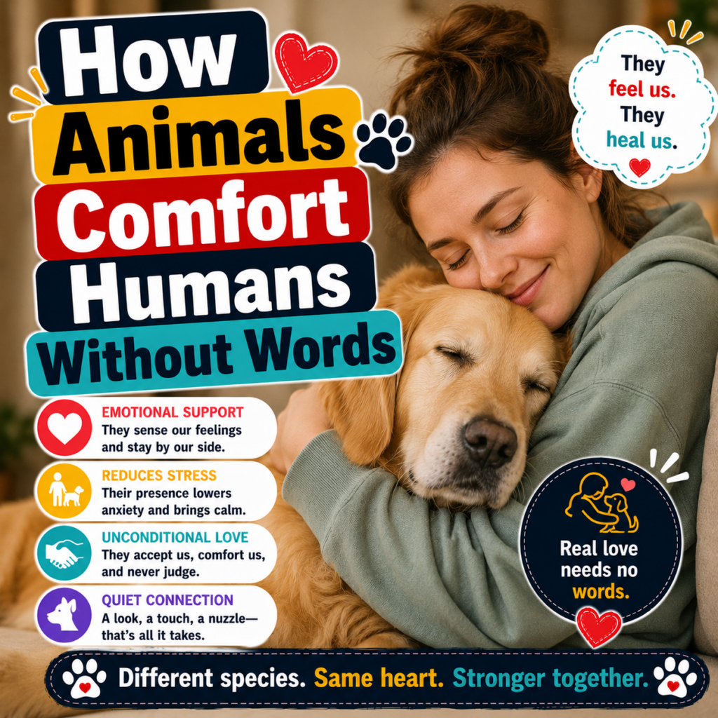 How Animals Comfort Humans Without Words: The Silent Language of Empathy