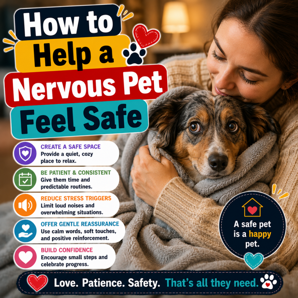 How to Help a Nervous Pet Feel Safe: A Guide to Creating an Animal Sanctuary