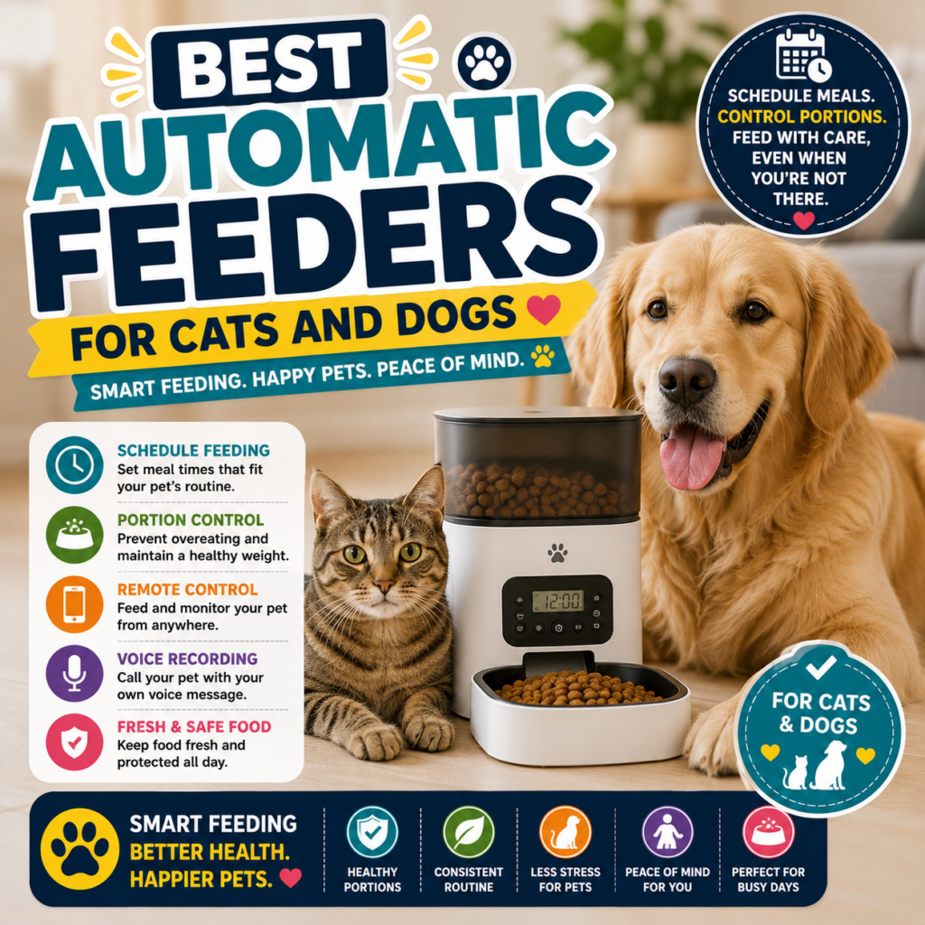 Best Automatic Feeders for Cats and Dogs
