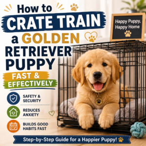 How to Crate Train a Golden Retriever Puppy Fast & Effectively