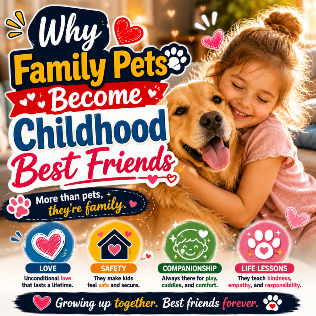 Why Family Pets Become Childhood Best Friends: The Science of Early Animal Bonds