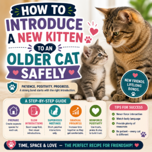 How to Introduce a New Kitten to an Older Cat Safely