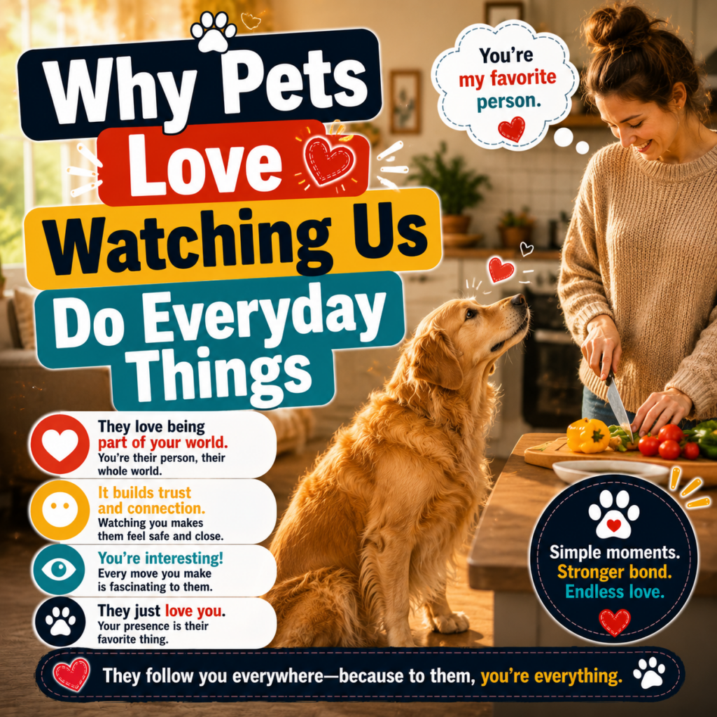 Why Pets Love Watching Us Do Everyday Things: The Science of Household Surveillance