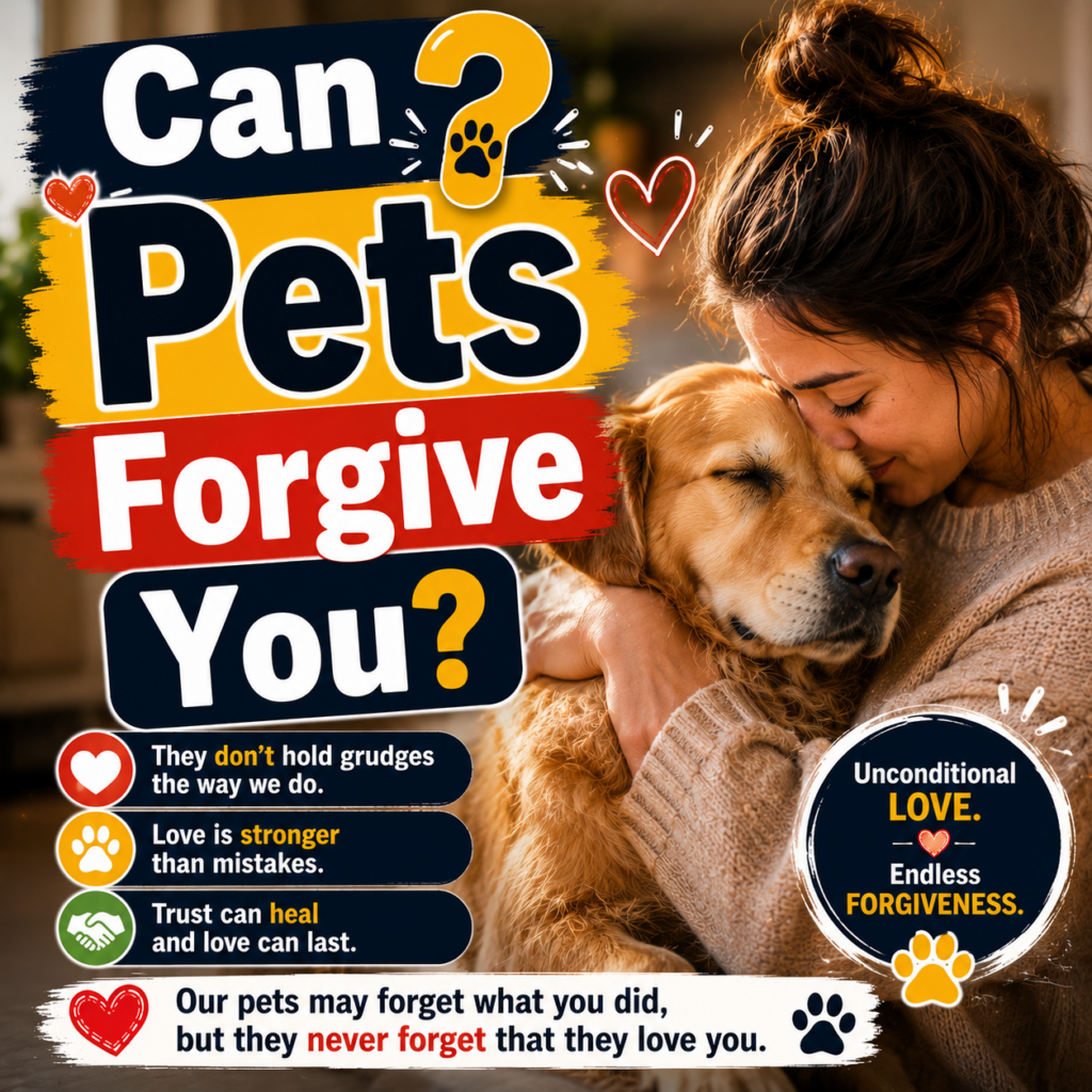 Can Pets Forgive You?