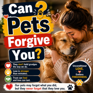 Can Pets Forgive You?