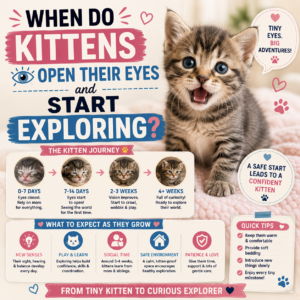 When Do Kittens Open Their Eyes and Start Exploring?