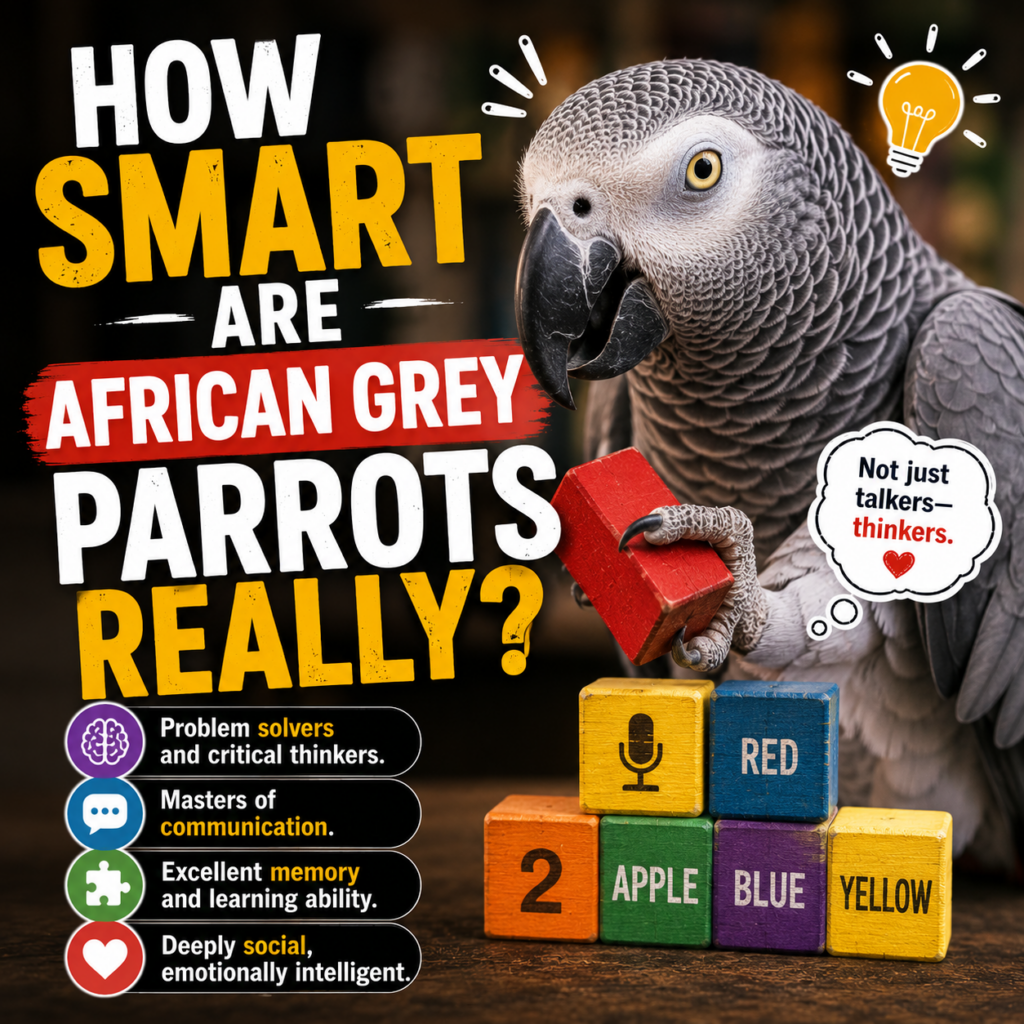 How Smart Are African Grey Parrots Really? Inside the Avian Einstein’s Mind