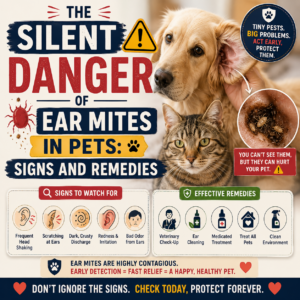The Silent Danger of Ear Mites in Pets: Signs and Remedies